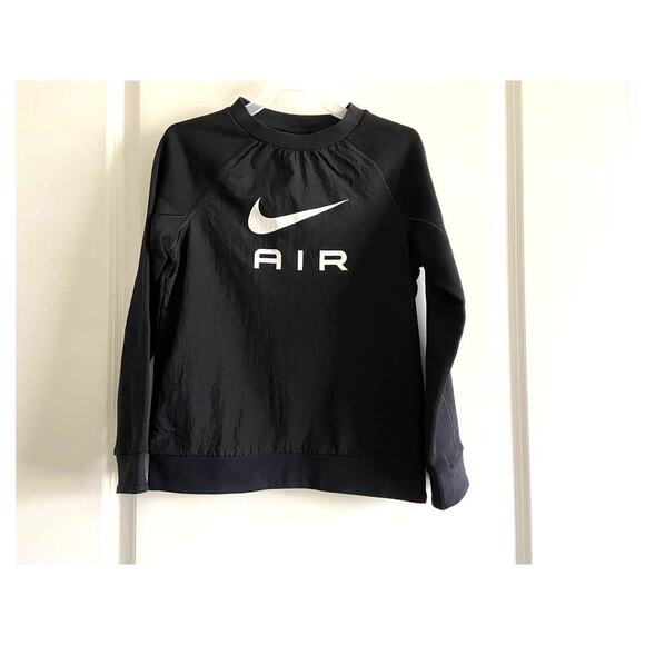 Nike Air Sweatshirt Black Kids Small NWT - Picture 1 of 7